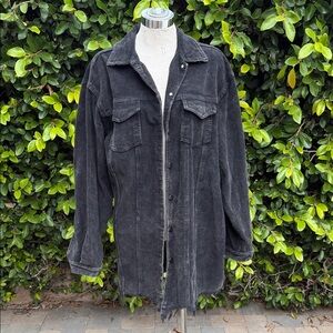 Pol Black Corduroy Jacket